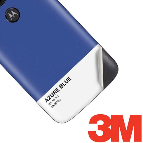 Azure Blue Moto E5 Play Skin
